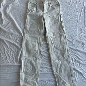Uniqlo Cream Denim Pants